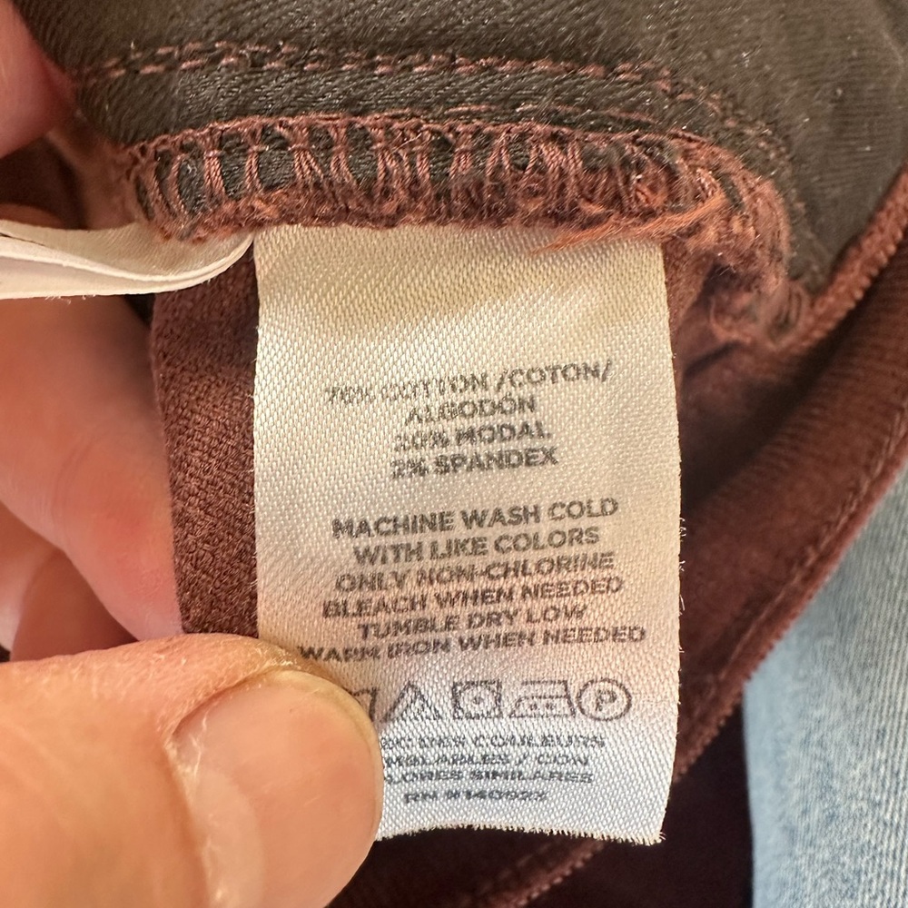 Brown High Rise Slim Flare Corduroy Pants - Picture 7 of 11